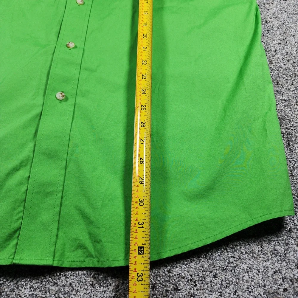 Ariat Button Down Shirt Mens Large Pro Series Green Short Sleeve Western NWOT